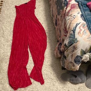 One shoulder jumpsuit